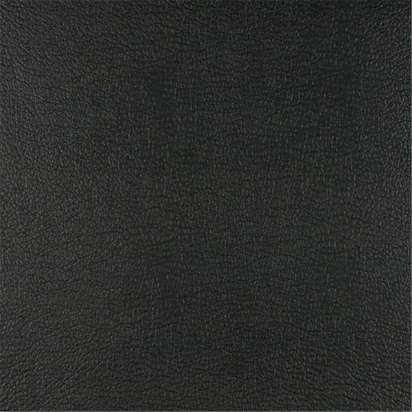 Fine-Line 54 in. Wide Black; Matte Leather Grain Upholstery Faux Leather FI59988